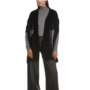 Phenix Featherweight 100% Cashmere Women's Scarf in Black - NWT!